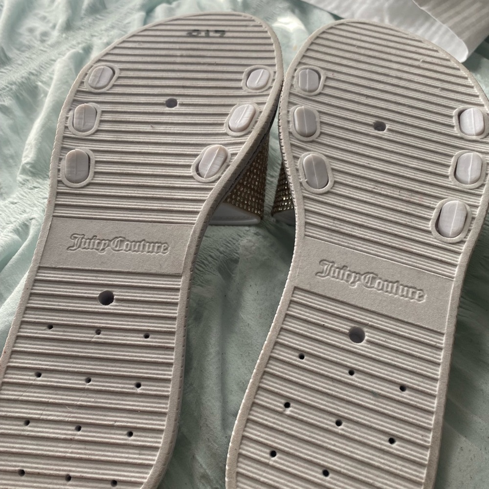 🎉🎉HP🎉🎉 Juicy couture rhinestone bling slides - Picture 2 of 2